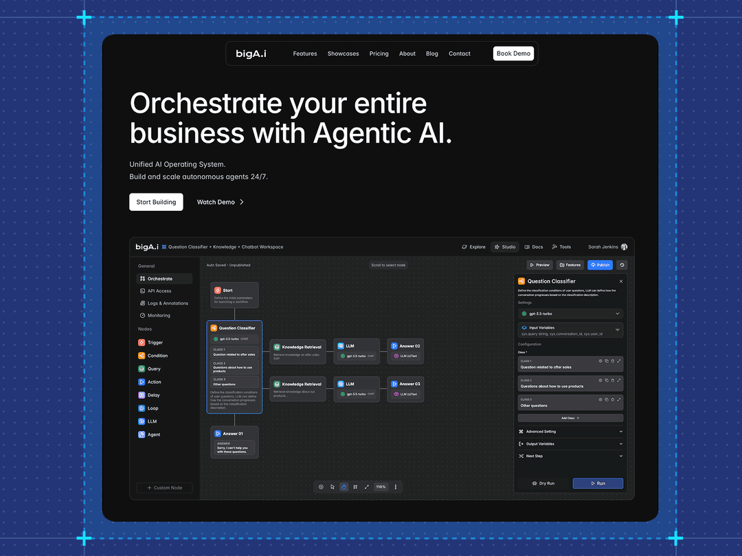 bigA.i Workflow Screenshot